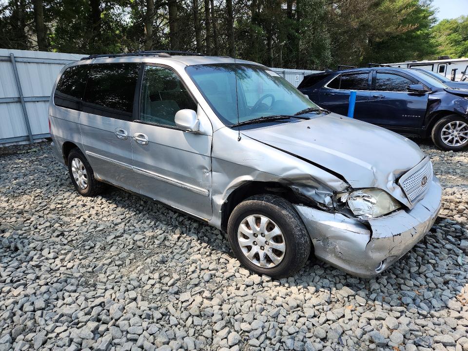 2005 Kia SEDONA VIN KNDUP132956737847 COPART salvage auction — FRONT END, NJ - CERT OF TITLE-SALVAGE (P), sold $200 on 2026-07-20 (photo 4)