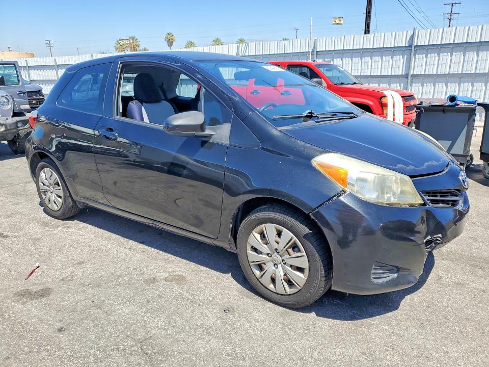 2012 Toyota Yaris VIN JTDJTUD32CD505266 COPART salvage auction — FRONT END, Ca - Salvage Certificate, sold $1,450 on 2026-07-23 (photo 4)