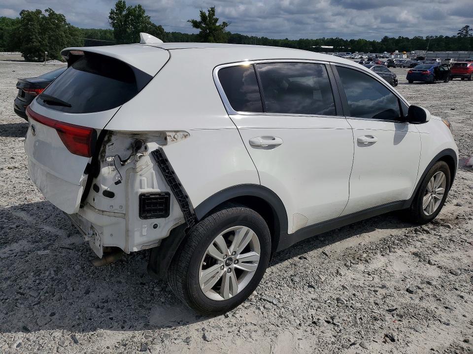 2018 Kia Sportage VIN KNDPM3AC8J7470797 COPART salvage auction — REAR END, Ga - Cert Of Title-Salvage, sold $275 on 2026-07-27 (photo 3)