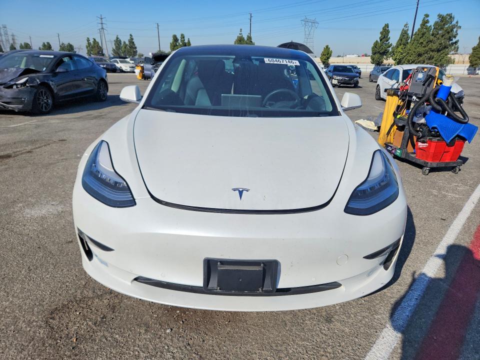 2020 Tesla Model 3 VIN 5YJ3E1EB5LF619732 COPART salvage auction — REAR END, Ca - Salvage Certificate, sold $4,900 on 2026-07-16 (photo 5)