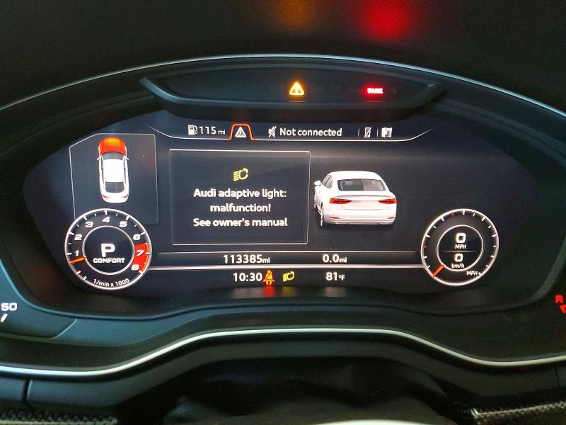 2018 Audi Rs5 VIN WAUC4CF57JA053096 COPART salvage auction — FRONT END, Salvage Title, sold $7,200 on 2026-08-28 (photo 9)