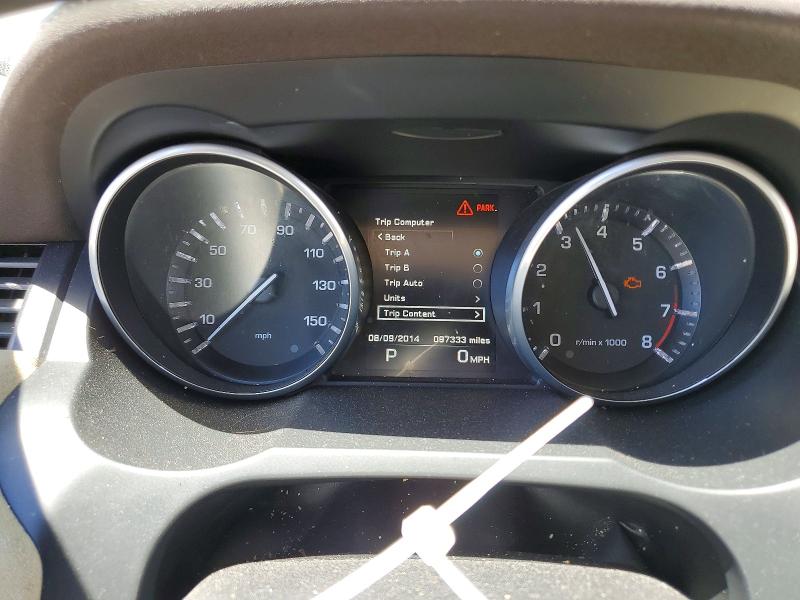 2014 Land rover RANGE ROVER VIN SALVR2BG1EH938513 COPART salvage auction — MINOR DENT/SCRATCHES, Nv - Salvage Title, sold $3,500 on 2026-07-28 (photo 9)