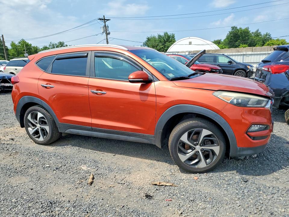 2016 Hyundai Tucson VIN KM8J3CA2XGU165744 COPART salvage auction — MECHANICAL, In - Certificate Of Title (P), sold $1,300 on 2026-07-31 (photo 4)