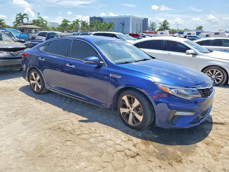 2019 Kia Optima VIN 5XXGT4L39KG319790 COPART salvage auction — MECHANICAL, Fl - Certificate Of Title (P), sold $625 on 2026-07-31 (photo 4)