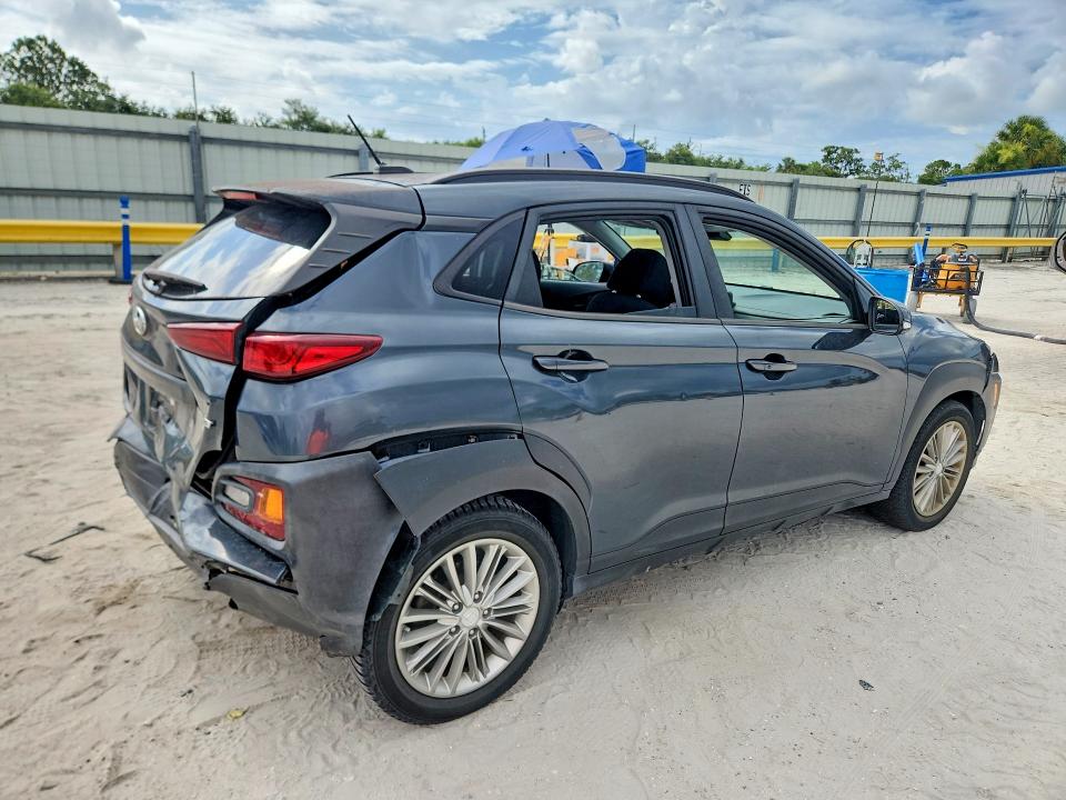 2018 Hyundai Kona VIN KM8K6CAA1JU084920 COPART salvage auction — REAR END, Fl - Cert Of Title Slvg Rebuildable, sold $2,100 on 2026-07-15 (photo 3)