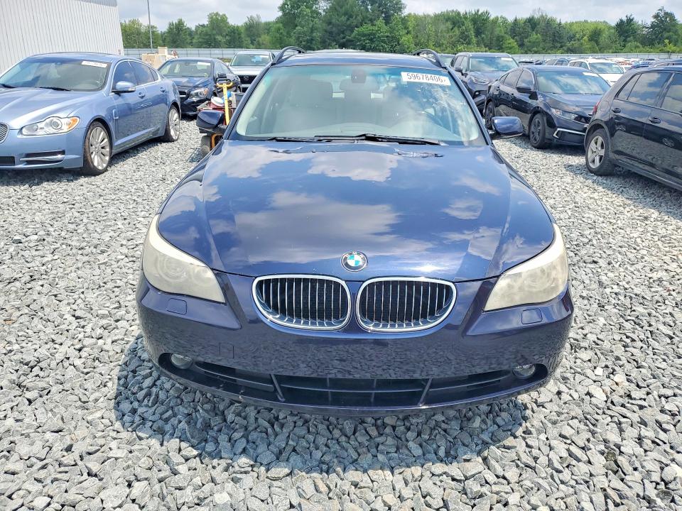 2006 BMW 5er VIN WBANN73586CN02573 COPART salvage auction — HAIL, Oh - Cert Of Title-Salvage, sold $550 on 2026-07-16 (photo 5)