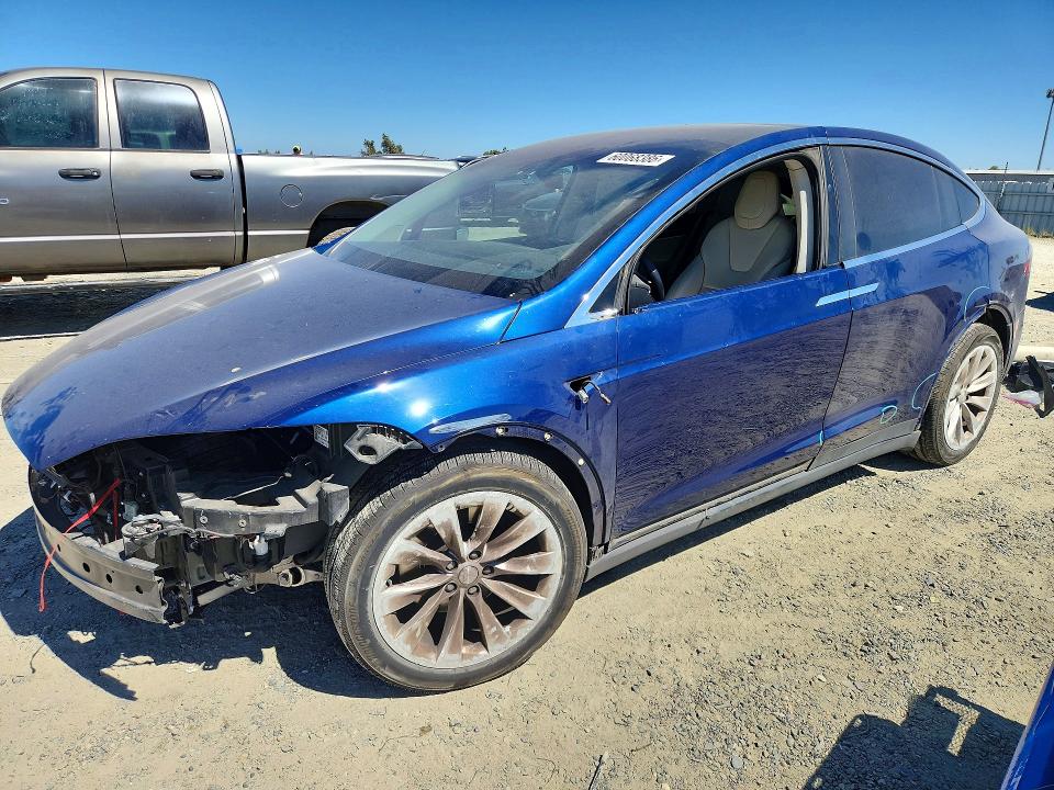 2017 Tesla Model x VIN 5YJXCBE25HF068805 COPART salvage auction — FRONT END, Ca - Salvage Certificate, sold $550 on 2026-07-21 (photo 1)