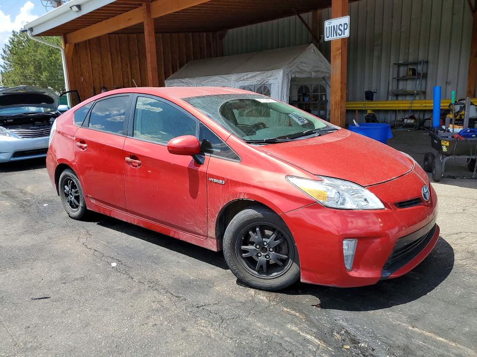 2013 Toyota Prius VIN JTDKN3DU6D5643146 COPART salvage auction — FRONT END, Fl - Derelict Vehicle Certificate (P), sold $1,100 on 2026-07-30 (photo 4)