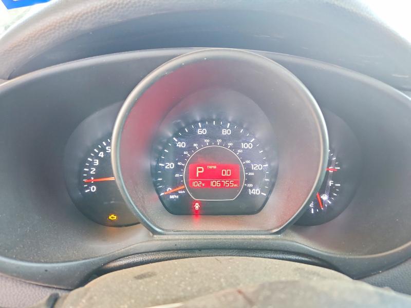 2017 Kia Soul VIN KNDJP3A59H7449675 COPART salvage auction — REAR END, TX - CERTIFICATE OF TITLE, sold $825 on 2026-07-31 (photo 9)