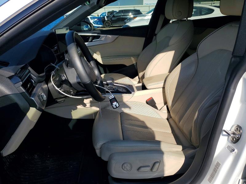 2023 Audi A5 VIN WAUFACF5XPA036467 COPART salvage auction — FRONT END, Va - Cert Of Title - Salvage, sold $1,650 on 2026-07-31 (photo 7)
