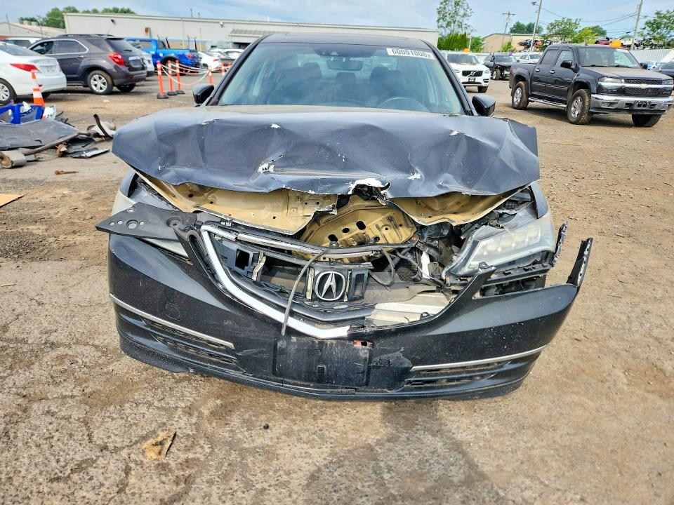 2015 Acura Tlx VIN 19UUB2F56FA016105 COPART salvage auction — FRONT END, CT - CERT OF TITLE-SALVAGE, sold $1,150 on 2026-07-24 (photo 5)