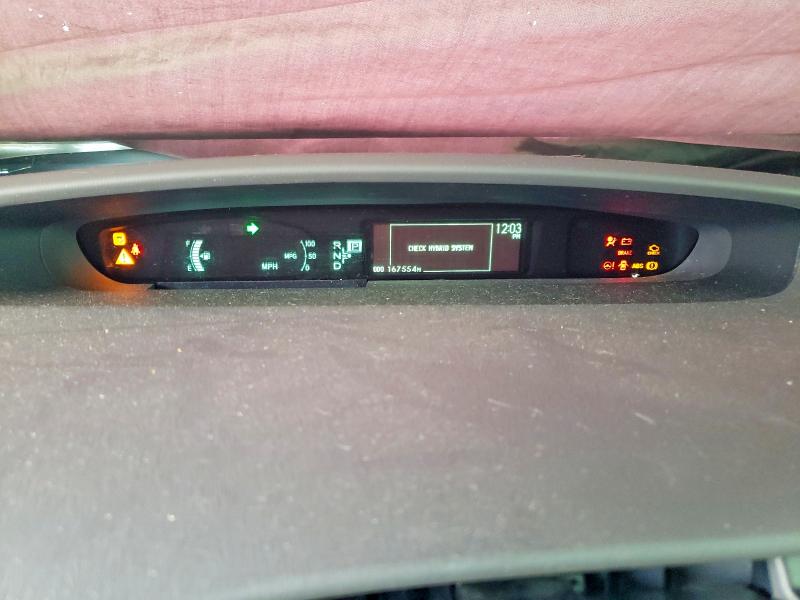 2011 Toyota Prius VIN JTDKN3DU3B0278483 COPART salvage auction — FRONT END, Va - Cert Of Title - Salvage, sold $1,900 on 2026-07-31 (photo 9)