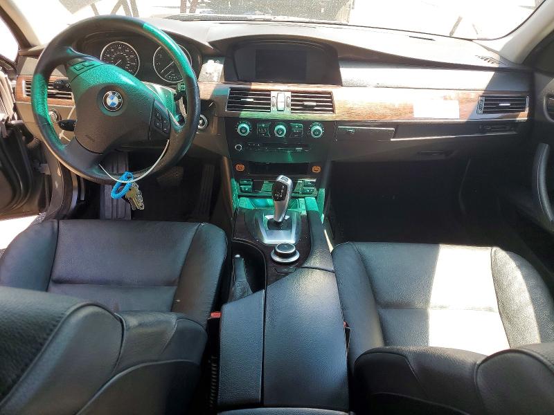 2008 BMW 5 series VIN WBANV93568C131296 COPART salvage auction — FRONT END, CO - PUBLIC - SALVAGE TITLE (P), sold $1,100 on 2026-07-28 (photo 8)