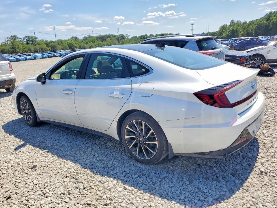 2021 Hyundai Sonata VIN 5NPEH4J24MH104389 COPART salvage auction — FRONT END, MA - CERT OF TITLE-SALVAGE (P), sold $850 on 2026-07-24 (photo 2)