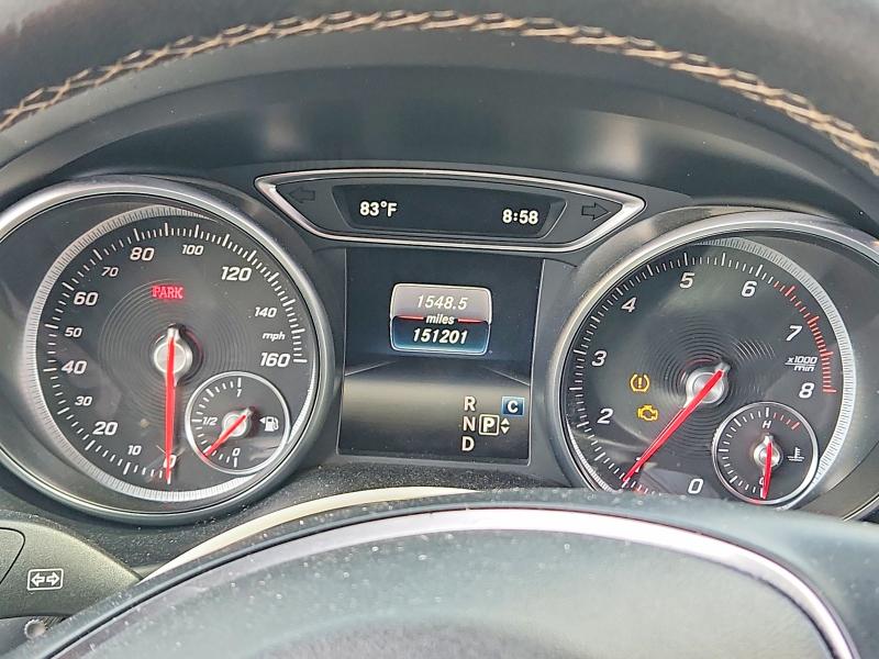 2017 Mercedes-benz Cla-klasse VIN WDDSJ4EB8HN421122 COPART salvage auction — FRONT END, TX - SALVAGE VEHICLE TITLE (P), sold $2,200 on 2026-08-13 (photo 9)