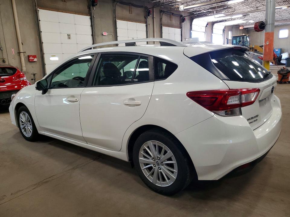 2018 Subaru Impreza VIN 4S3GTAD62J3720345 COPART salvage auction — HAIL, Mn - Cert Of Title-Salvage, sold $7,700 on 2026-08-13 (photo 2)
