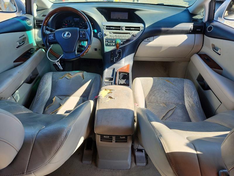 2011 Lexus Rx 350 VIN JTJZK1BA1B2003040 COPART salvage auction — FRONT END, CA - DIS/DLR/EXP ONLY CLEAN TITLE, sold $4,000 on 2026-07-17 (photo 8)