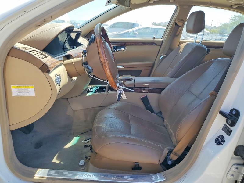 2009 Mercedes-benz S class VIN WDDNG71X09A284717 COPART salvage auction — SIDE, NV - SALVAGE TITLE, sold $125 on 2026-07-23 (photo 7)