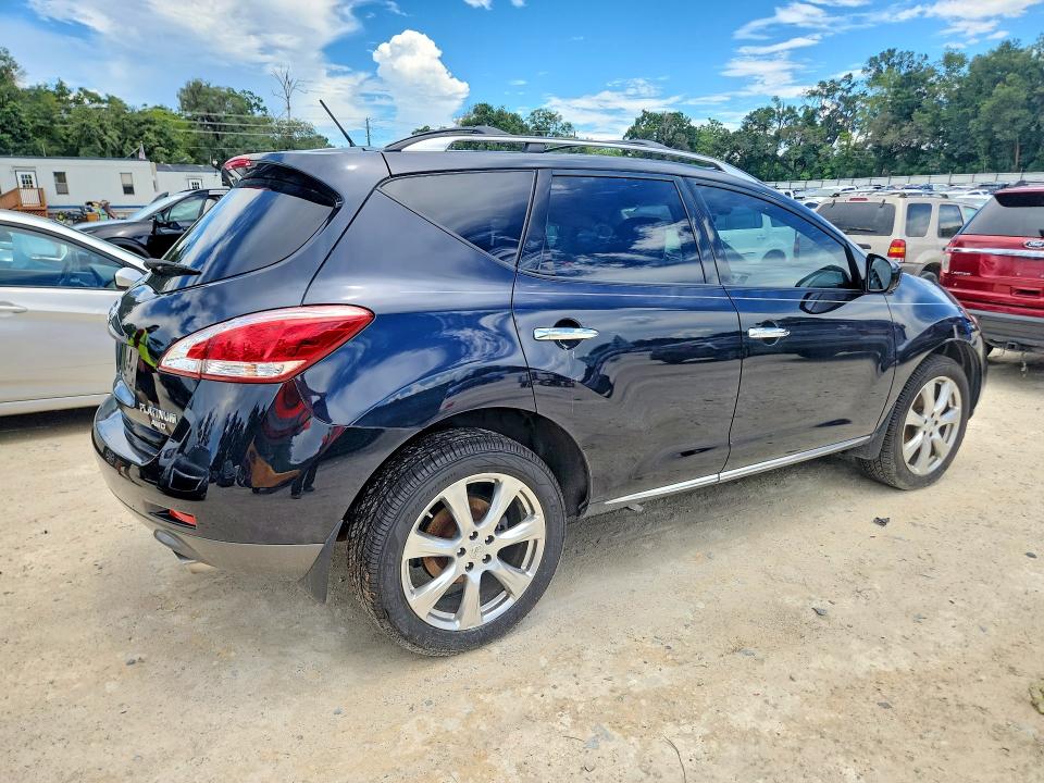 2013 Nissan Murano VIN JN8AZ1MW2DW301701 COPART salvage auction — FRONT END, Pa - Certificate Of Salvage, sold $525 on 2026-07-28 (photo 3)