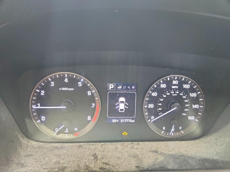 2015 Hyundai Sonata VIN 5NPE34AF6FH214915 COPART salvage auction — FRONT END, Ny - Mv-907A Salvage Certificate, sold $1,600 on 2026-07-21 (photo 9)