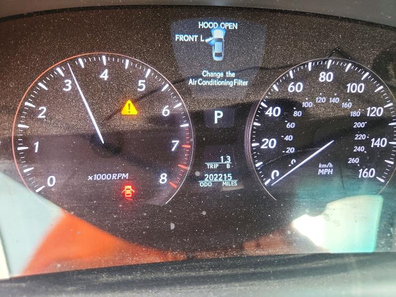 2008 Lexus Ls 460 VIN JTHBL46F485056863 COPART salvage auction — FRONT END, FL - CERTIFICATE OF TITLE, sold $575 on 2026-07-28 (photo 9)
