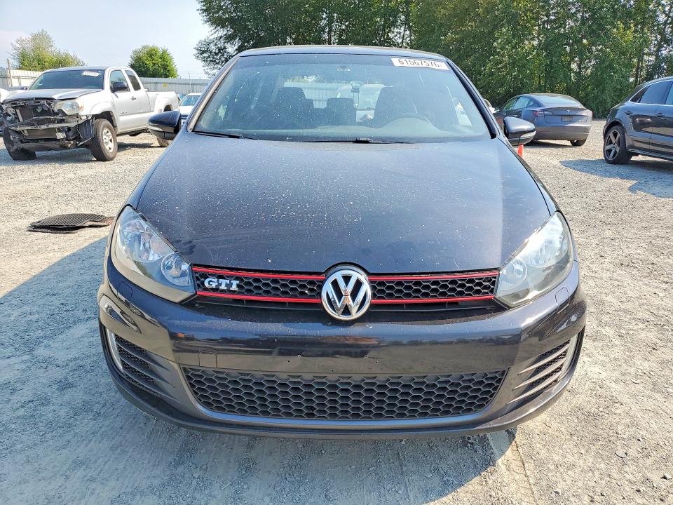 2010 Volkswagen Gti VIN WVWHD7AJ7AW258232 COPART salvage auction — REAR END, Wa - Bill Of Sale, sold $775 on 2026-07-27 (photo 5)