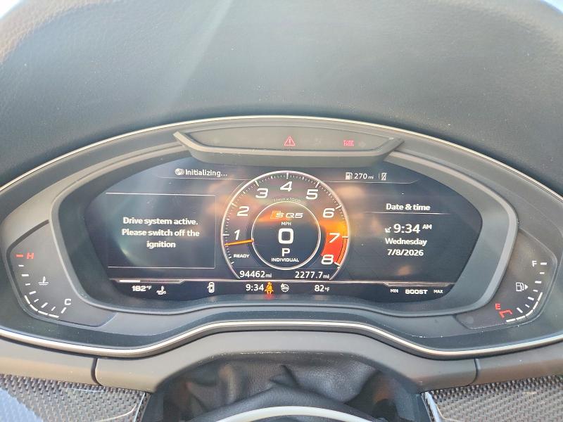 2020 Audi Sq5 VIN WA1B4AFY0L2092116 COPART salvage auction — MINOR DENT/SCRATCHES, Wi - Cert Of Title-Salvage Vehicle, sold $13,300 on 2026-07-20 (photo 9)