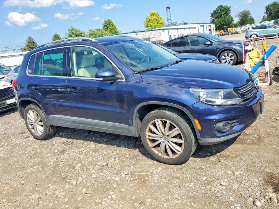2012 Volkswagen Tiguan VIN WVGBV7AX0CW598862 COPART salvage auction — FRONT END, Md - Certificate Of Title (P), sold $550 on 2026-08-03 (photo 4)