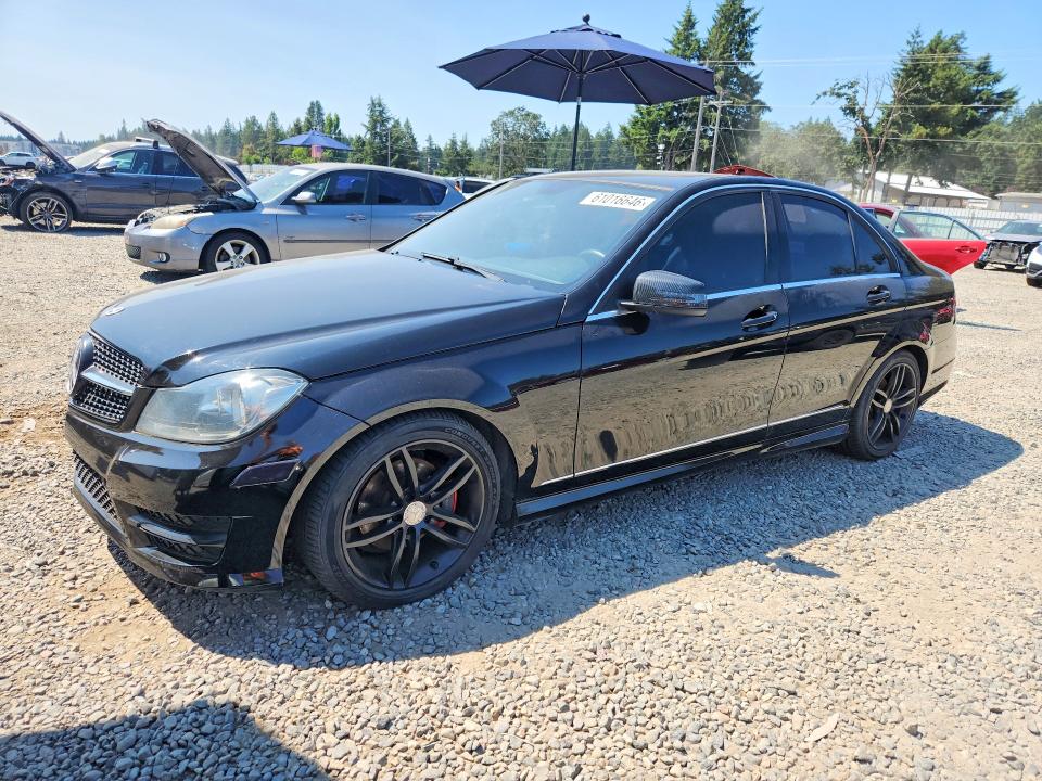 2013 Mercedes-benz C-klasse VIN WDDGF4HB0DR286904 COPART salvage auction — MECHANICAL, Wa - Affidavit In Lieu Of Title, sold $1,250 on 2026-07-24 (photo 1)