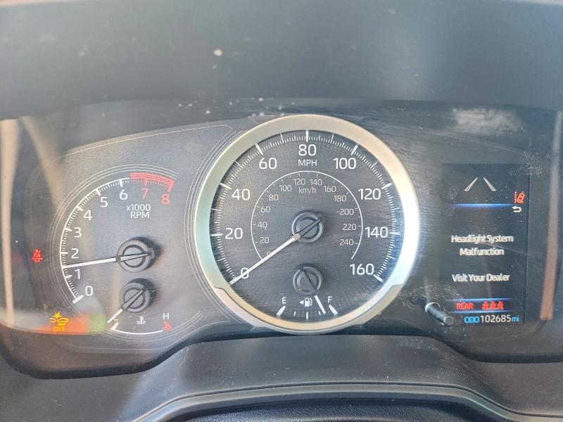 2020 Toyota Corolla VIN JTDEPRAE9LJ080025 COPART salvage auction — FRONT END, Ca - Salvage Certificate, sold $5,600 on 2026-07-27 (photo 9)