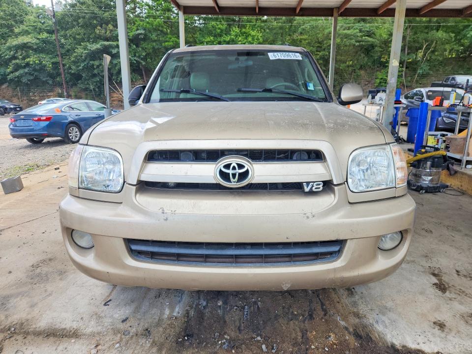 2007 Toyota Sequoia VIN 5TDZT34A67S292022 COPART salvage auction — MINOR DENT/SCRATCHES, AL - CERTIFICATE OF TITLE (P), sold $2,950 on 2026-07-28 (photo 5)
