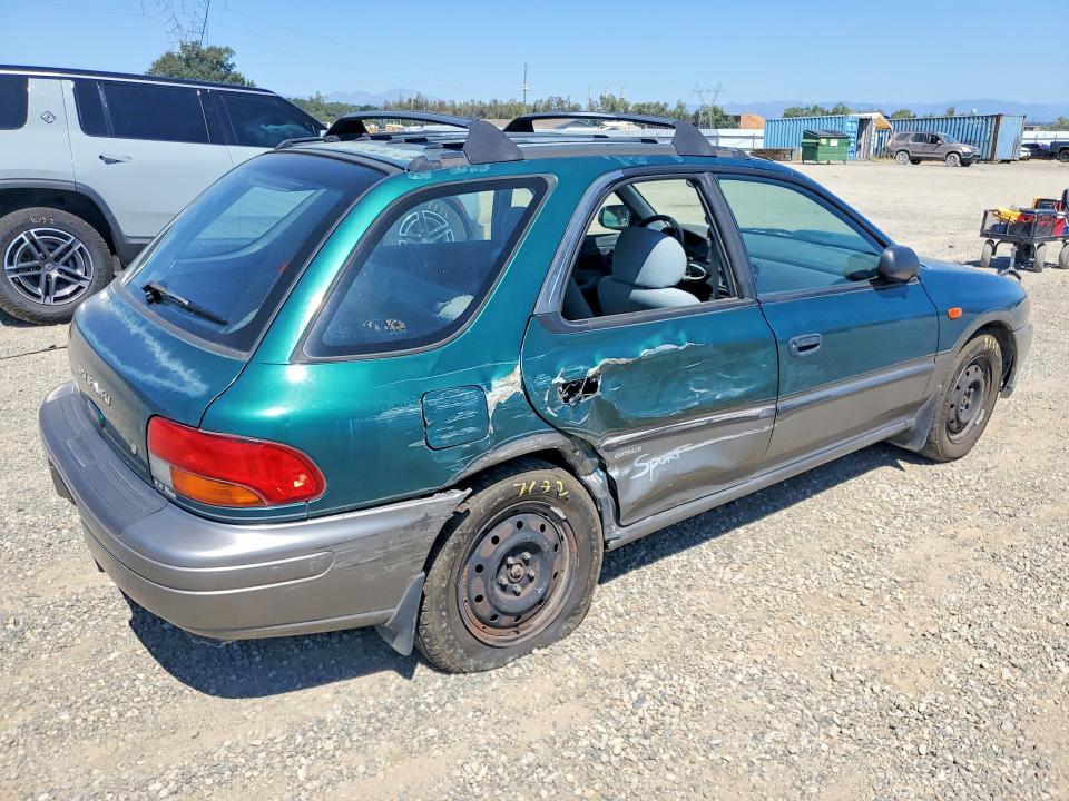 1997 Subaru Impreza VIN JF1GF485XVH806365 COPART salvage auction — SIDE, CA - SALVAGE CERTIFICATE, sold $60 on 2026-07-31 (photo 3)
