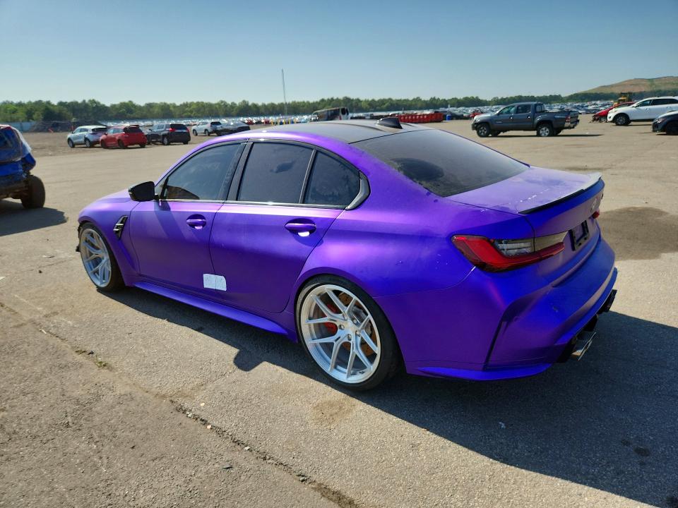 2021 BMW M3 VIN WBS33AY08MFL43116 COPART salvage auction — WATER/FLOOD, NY - MV907A-FLOOD SALVAGE, sold $30,750 on 2026-08-28 (photo 2)