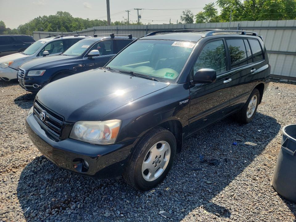 2006 Toyota Highlander VIN JTEEP21AX60173226 COPART salvage auction — MINOR DENT/SCRATCHES, NJ - CERTIFICATE OF TITLE, sold $525 on 2026-07-31 (photo 1)
