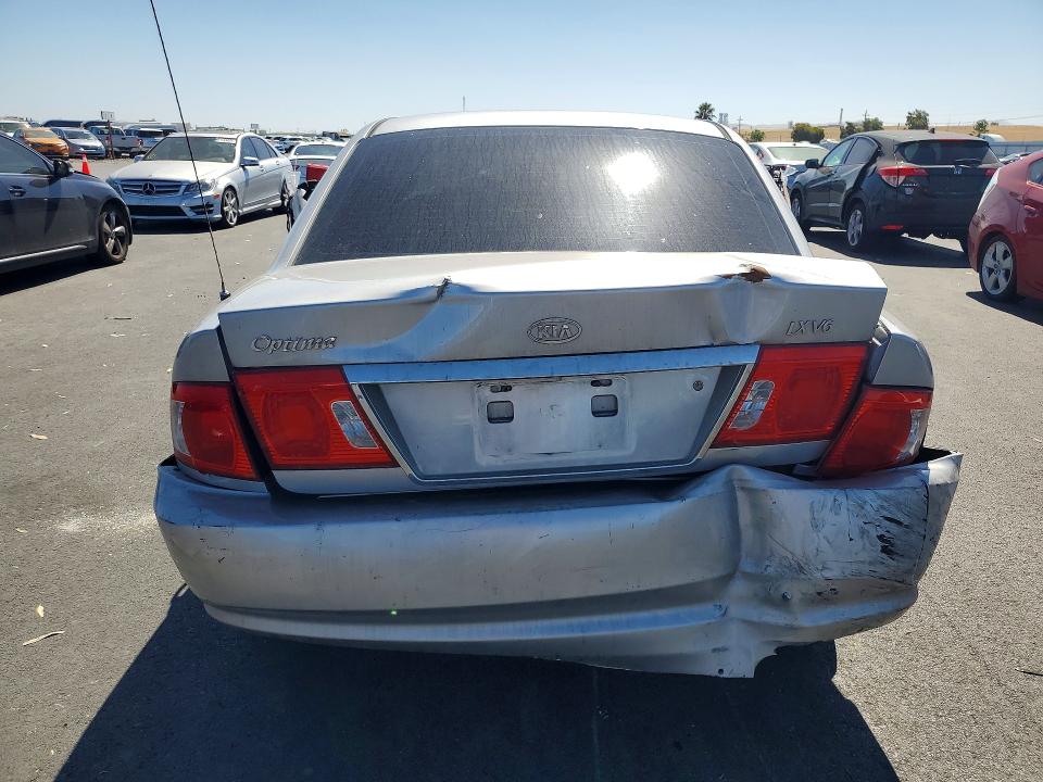 2006 Kia Optima VIN KNAGD128265442248 COPART salvage auction — FRONT END, Ca - Salvage Certificate, sold $300 on 2026-07-27 (photo 6)