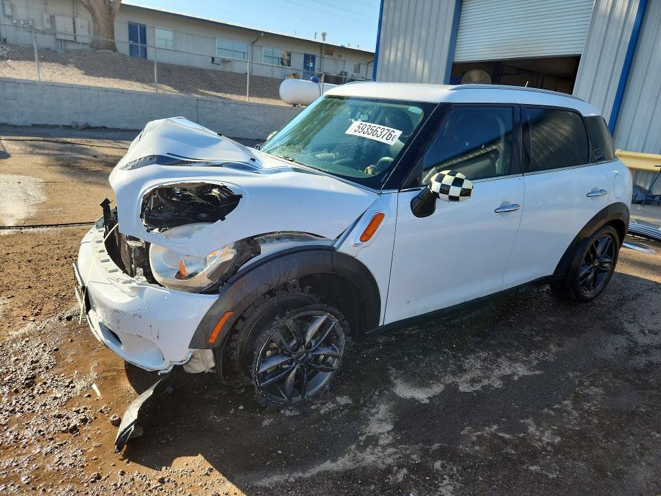 2012 Mini Cooper VIN WMWZB3C50CWM06983 COPART salvage auction — FRONT END, Nm - Cert Of Title-Salvage, sold $625 on 2026-08-20 (photo 1)