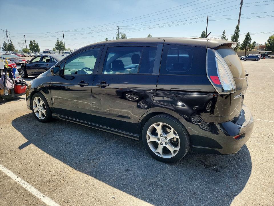 2010 Mazda 5 VIN JM1CR2WL7A0385526 COPART salvage auction — REAR END, Ca - Salvage Certificate, sold $850 on 2026-07-21 (photo 2)