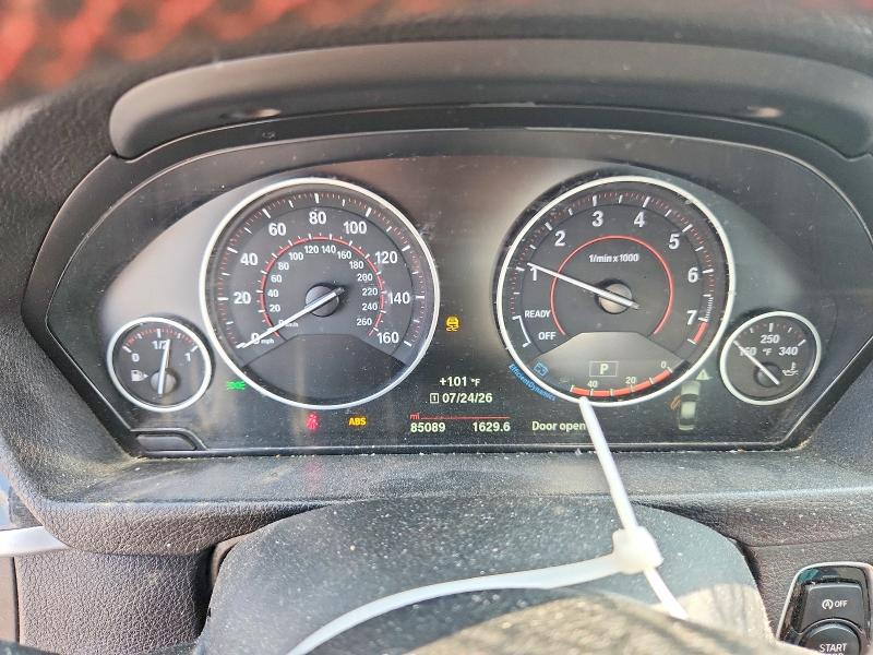 2017 BMW 3er VIN WBA8D9C38HA011686 COPART salvage auction — FRONT END, Salvage Title, sold $3,200 on 2026-08-19 (photo 9)
