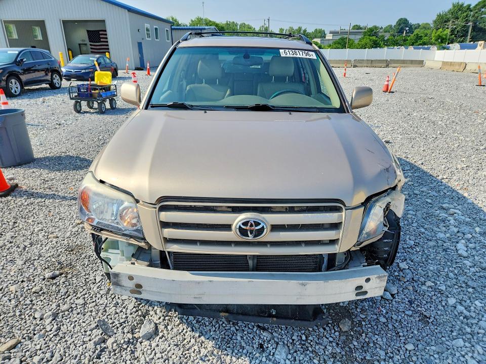 2004 Toyota Highlander VIN JTEEP21A240029036 COPART salvage auction — FRONT END, OH - CERT OF TITLE-SALVAGE, sold $600 on 2026-07-28 (photo 5)