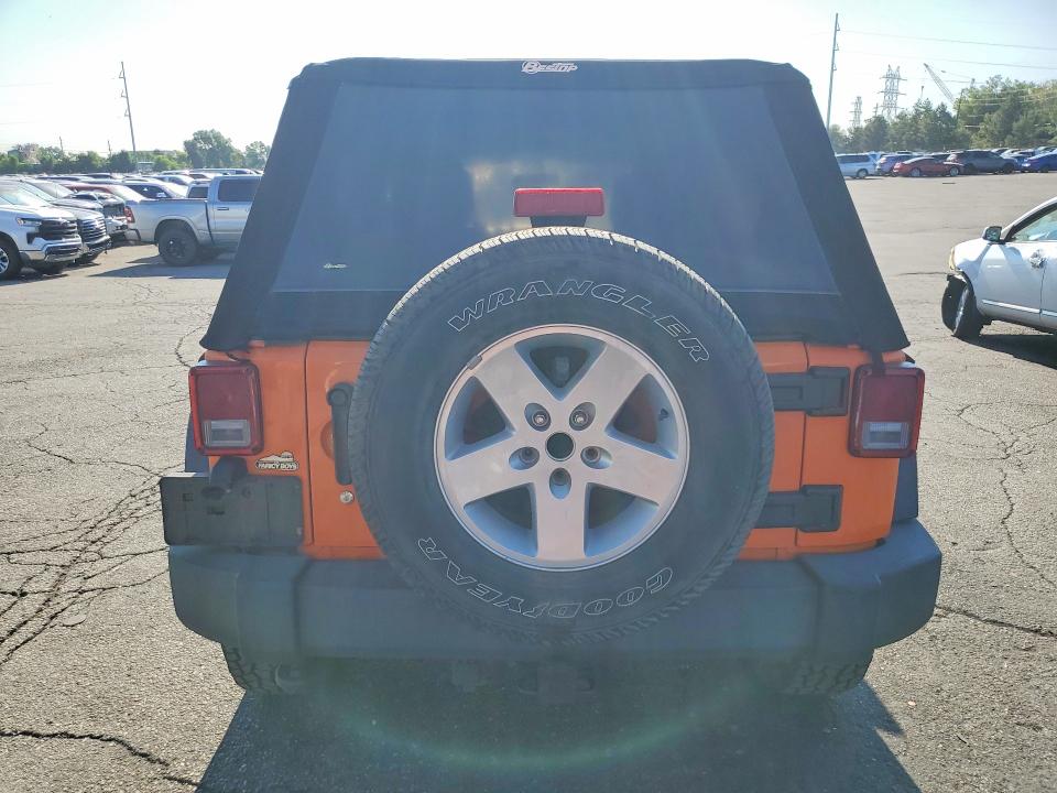2013 Jeep Wrangler / VIN 1C4BJWDG5DL520568 COPART salvage auction — MECHANICAL, Salvage Title, sold $275 on 2026-07-28 (photo 6)