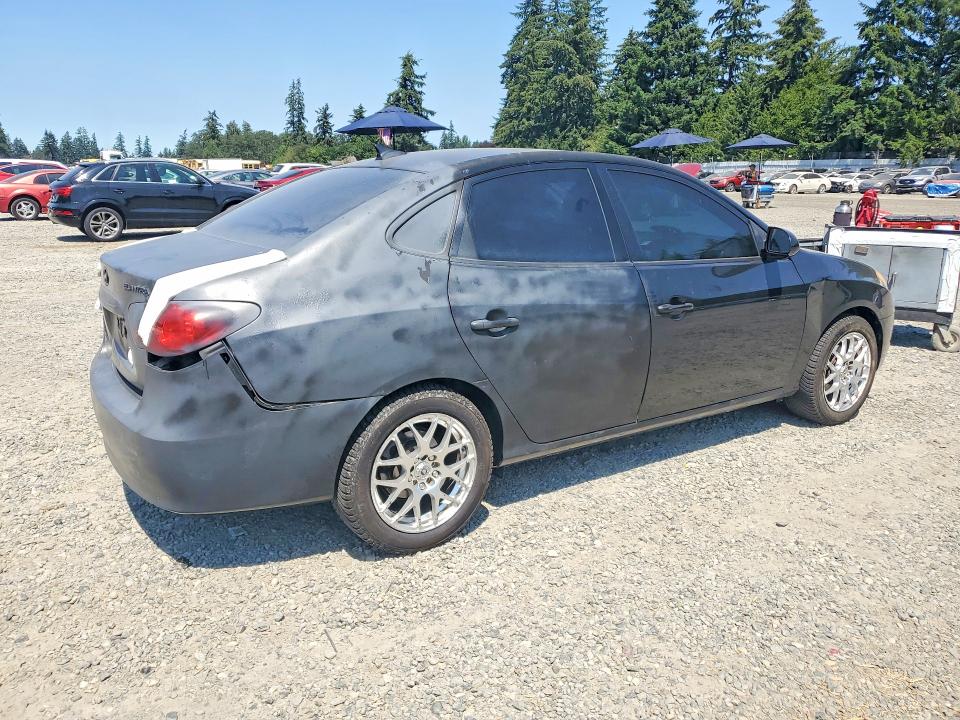 2010 Hyundai Elantra VIN KMHDU4AD0AU888995 COPART salvage auction — REAR END, WA - BILL OF SALE, sold $275 on 2026-07-31 (photo 3)