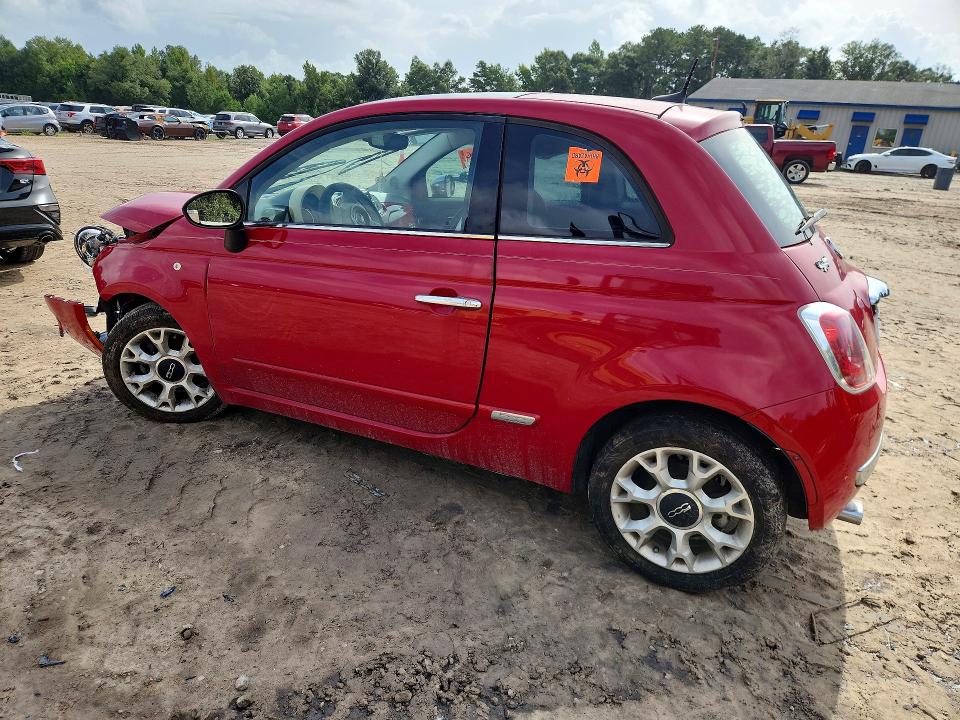 2017 Fiat 500 VIN 3C3CFFCR1HT506108 COPART salvage auction — FRONT END, Fl - Cert Of Title Slvg Rebuildable, sold $225 on 2026-07-31 (photo 2)
