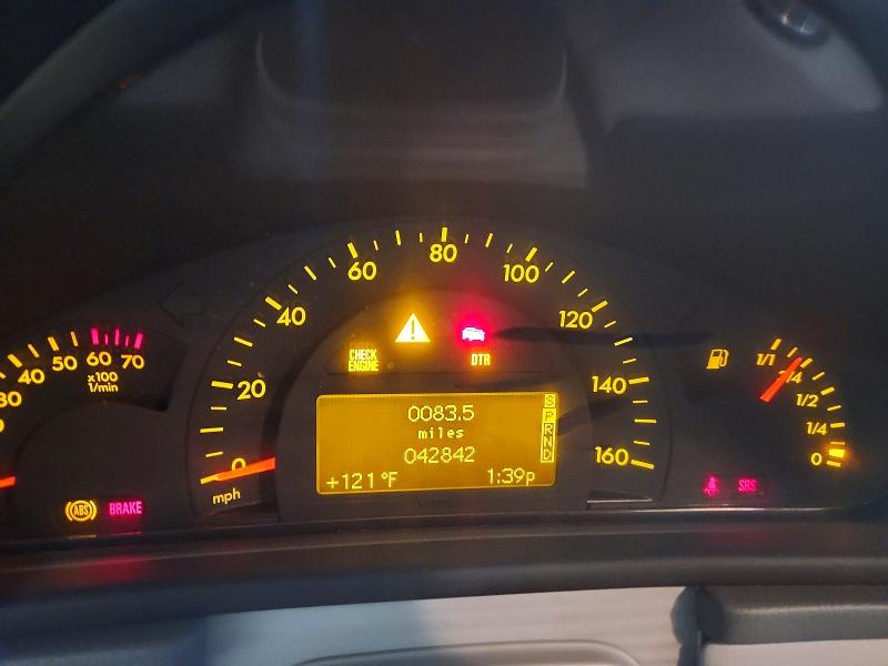 2003 Mercedes-benz C-klasse VIN WDBRH81J83F372062 COPART salvage auction — FRONT END, Ak - Bill Of Sale- Salvage, sold $25 on 2026-08-11 (photo 9)