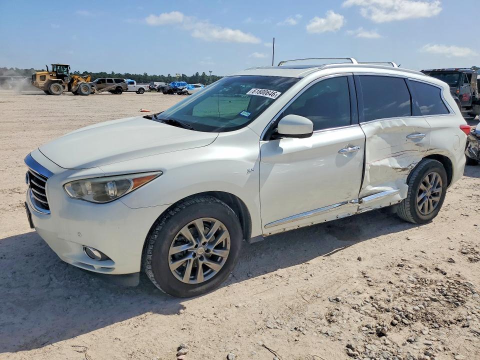 2015 Infiniti Qx60 VIN 5N1AL0MN0FC537018 COPART salvage auction — SIDE, Tx - Salvage Vehicle Title, sold $2,850 on 2026-08-20 (photo 1)