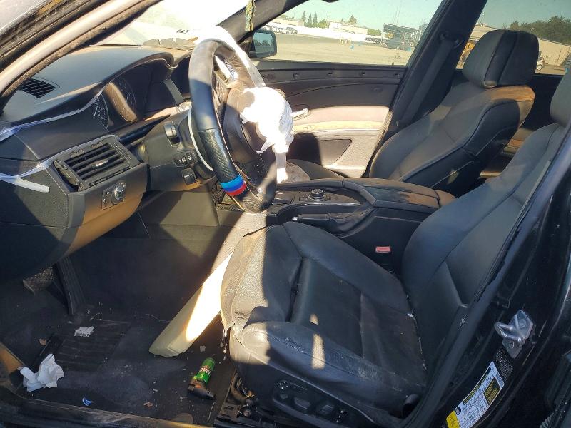 2010 BMW 5er VIN WBANV9C50AC138315 COPART salvage auction — FRONT END, Ca - Lien Papers-Clean Or Ac (P), sold $150 on 2026-08-04 (photo 7)