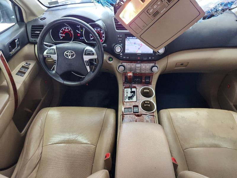 2012 Toyota Highlander VIN 5TDYK3EH9CS071230 COPART salvage auction — ROOF, Va - Cert Of Title - Salvage, sold $300 on 2026-07-24 (photo 8)