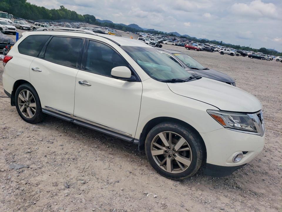 2014 Nissan Pathfinder VIN 5N1AR2MM6EC706331 COPART salvage auction — MINOR DENT/SCRATCHES, SC - CERTIFICATE OF TITLE, sold $550 on 2026-07-24 (photo 4)