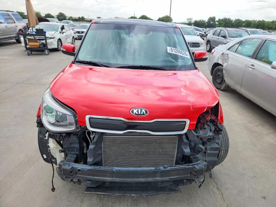 2016 Kia Soul VIN KNDJX3A55G7837923 COPART salvage auction — FRONT END, Tx - Salvage Vehicle Title, sold $1,600 on 2026-07-23 (photo 5)