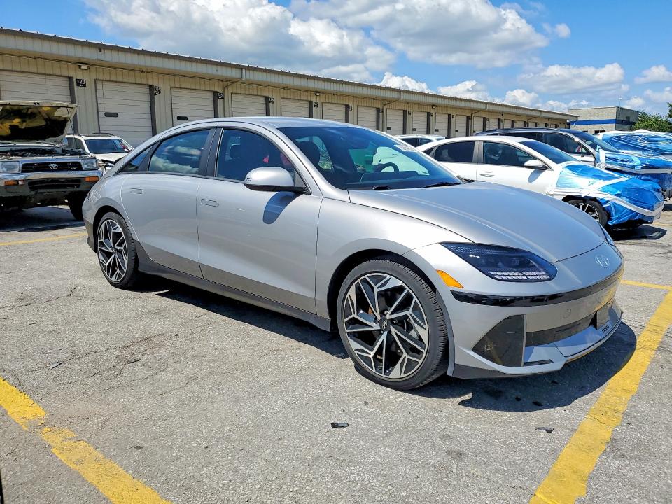 2023 Hyundai Ioniq 6 VIN KMHM34AA6PA048836 COPART salvage auction — UNDERCARRIAGE, Ky - Cert Of Title-Salvage, sold $250 on 2026-07-30 (photo 4)