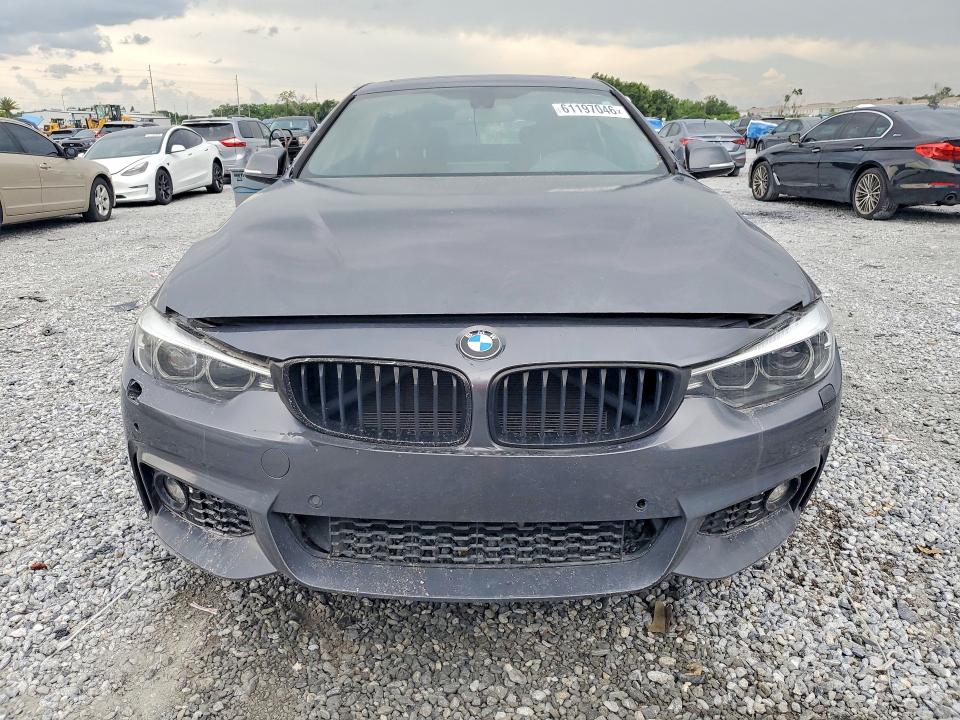 2019 BMW 4er VIN WBA4J1C55KBM16321 COPART salvage auction — FRONT END, FL - CERTIFICATE OF TITLE, sold $8,800 on 2026-07-28 (photo 5)